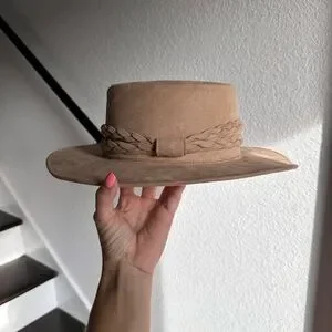 ASM | Accessories | Asm The Naked Tan Wide Brim Hat Nwot Os  display picture 2
